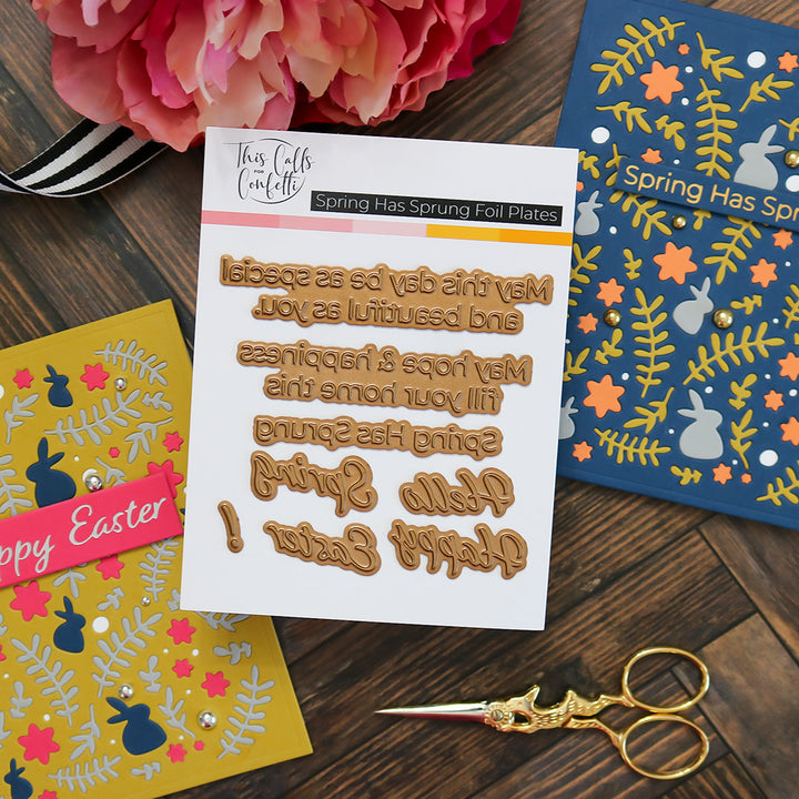 Spring Has Sprung Foil Plates