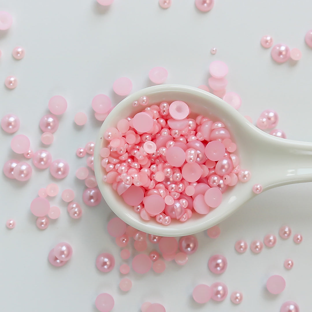 Orchid Pink Pearl Embellishments