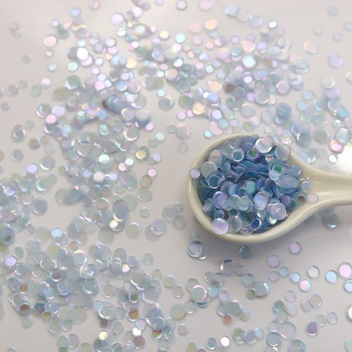 Iridescent Light Blue Sequin Confetti