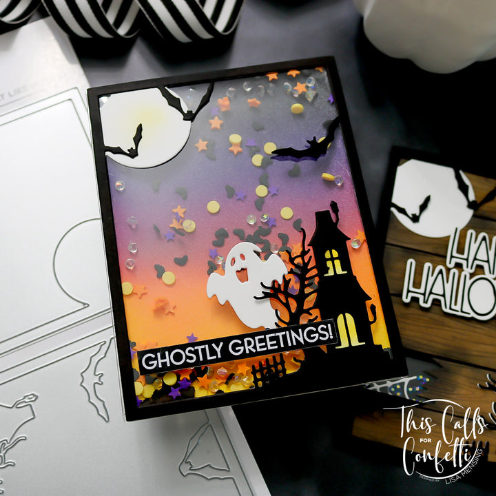 Ghostly Greeting Metal Craft Dies