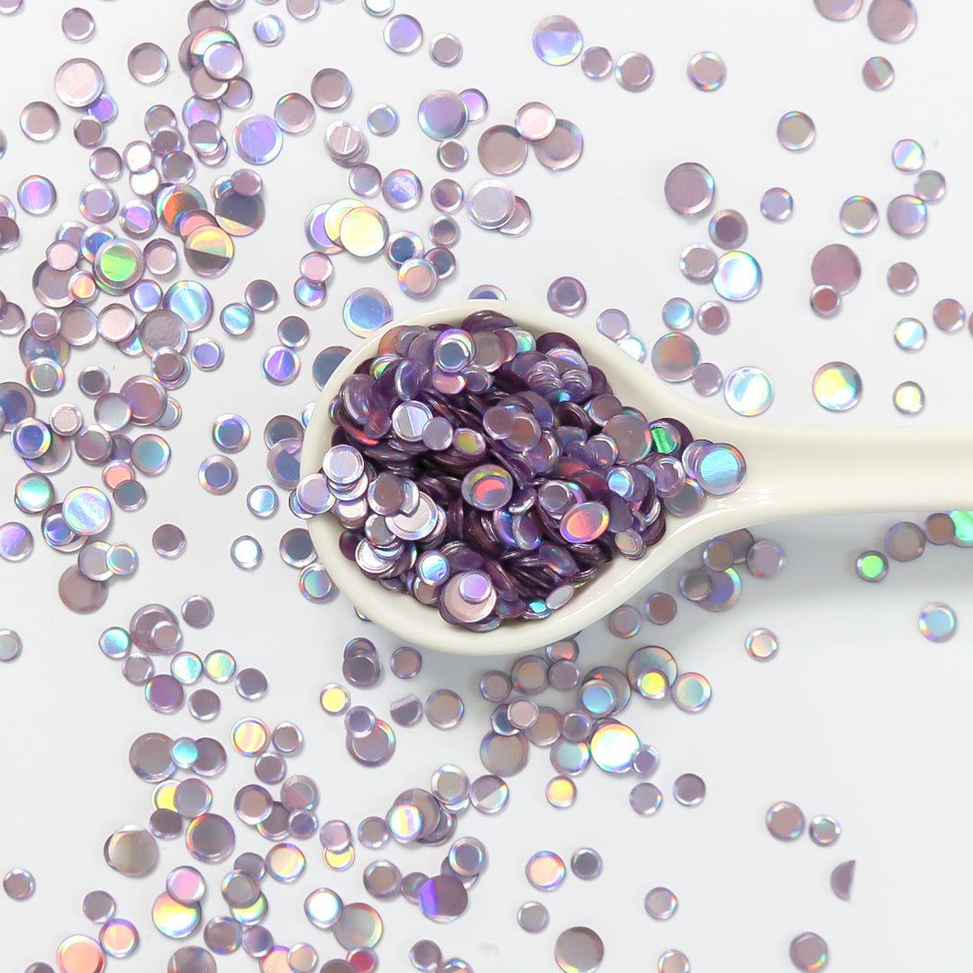 Metallic Lilac Hologram Sequin Confetti