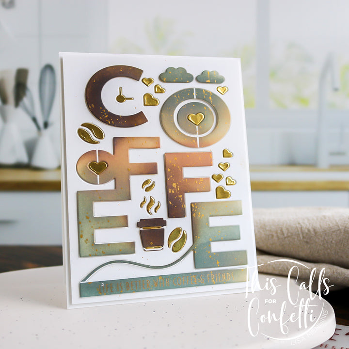 Coffee Time A2 Cover Plate Die