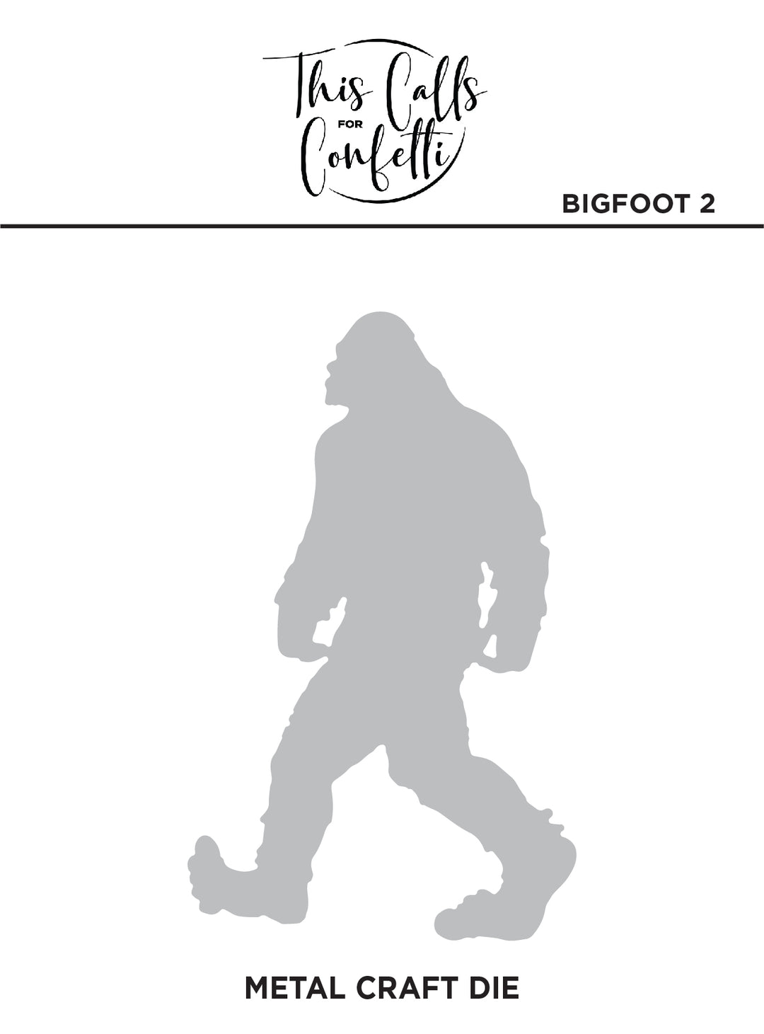 Bigfoot 2 Metal Craft Die