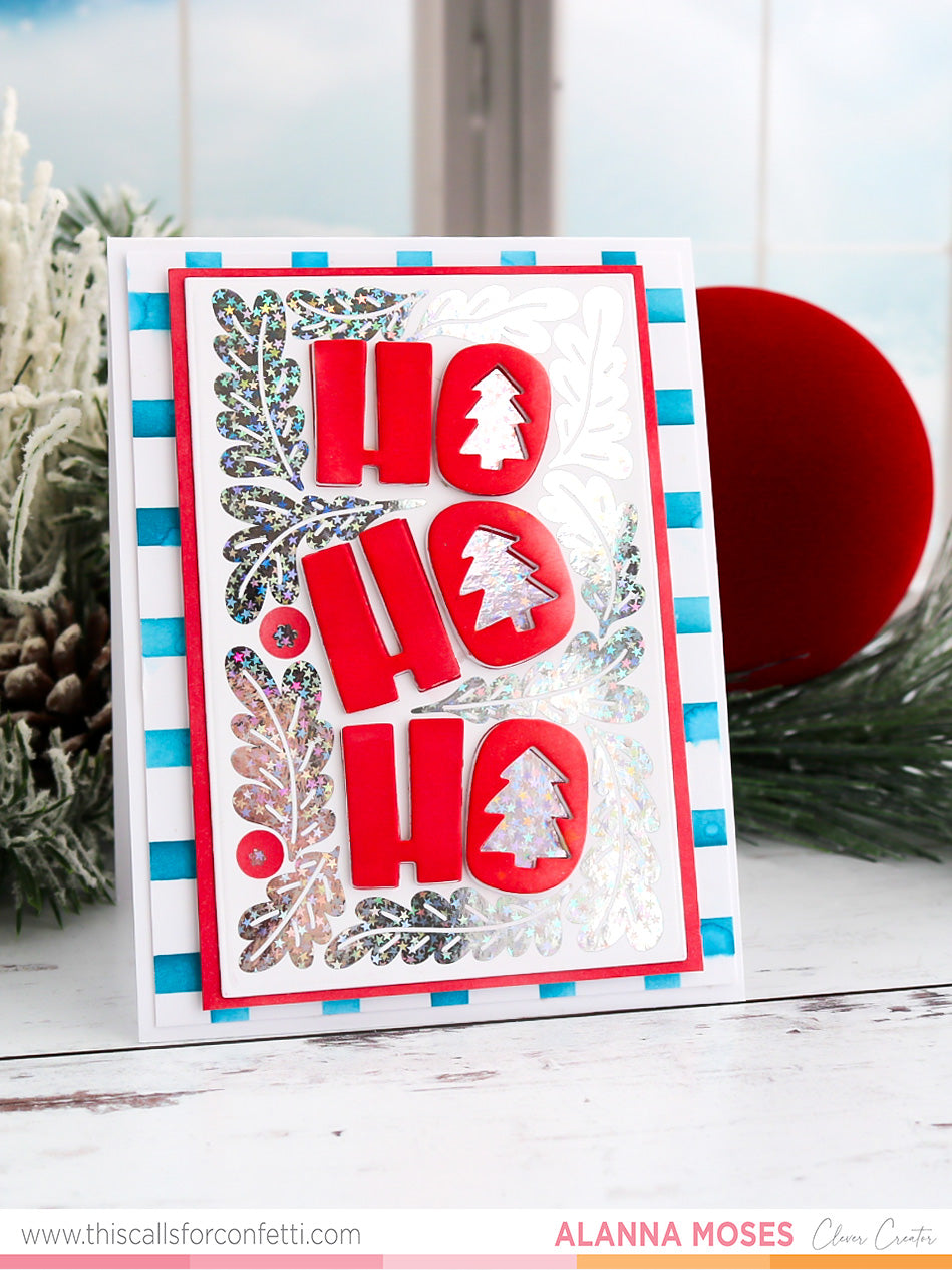 HO HO HO Foil 'n Blend Toner Sheets