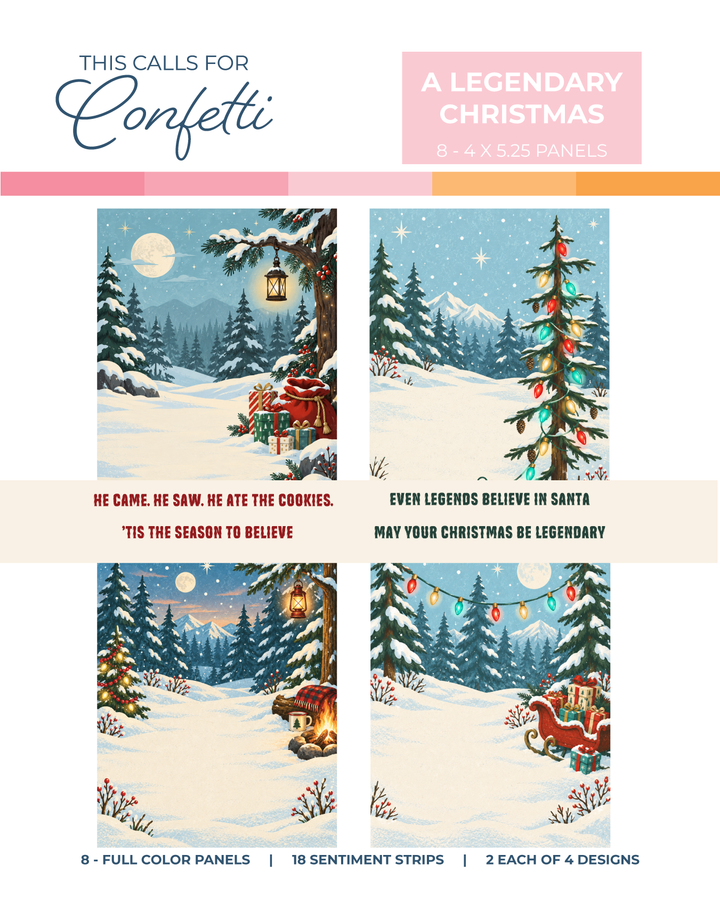 Creative Card Panels | A Legendary Christmas