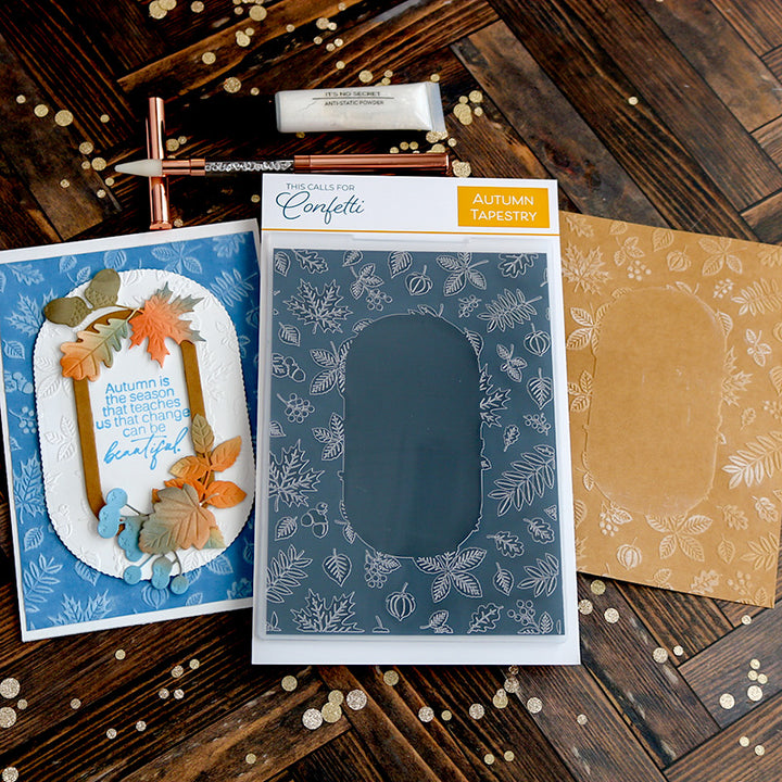 Embossing Folder | Autumn Tapestry