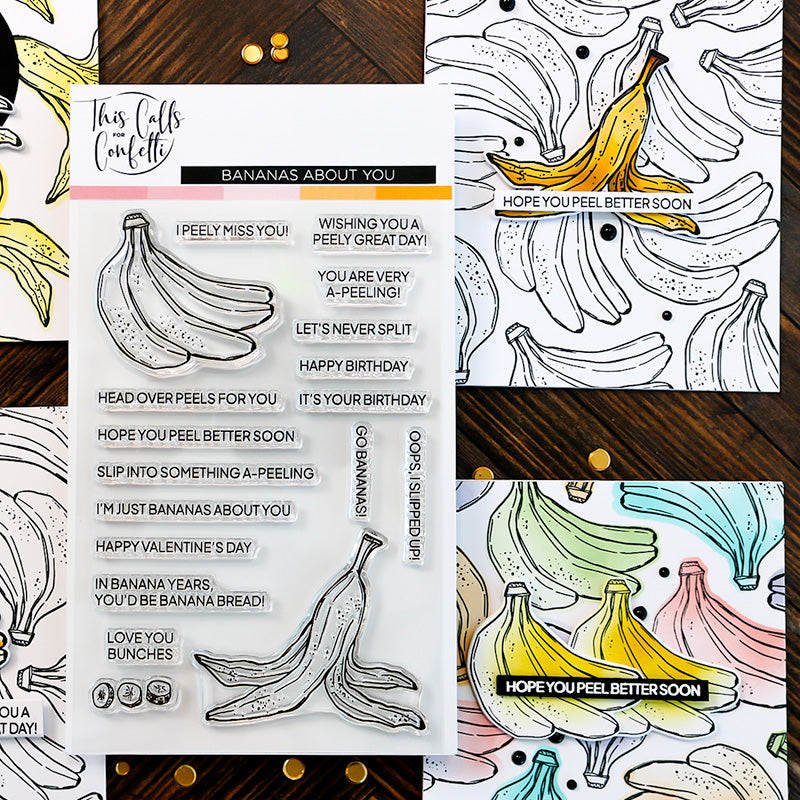 Bananas About You 4x6 Stamp Set