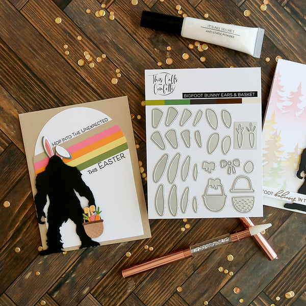 Metal Die | Bigfoot Bunny Ears & Basket