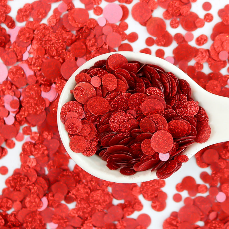 Cherry Glitter Confetti