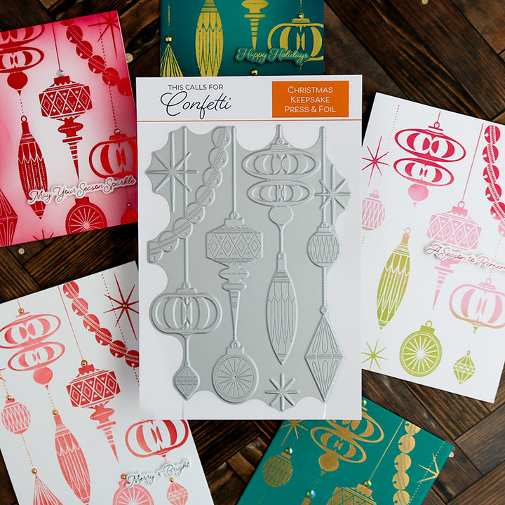 Press &amp; Foil Plates | Christmas Keepsakes