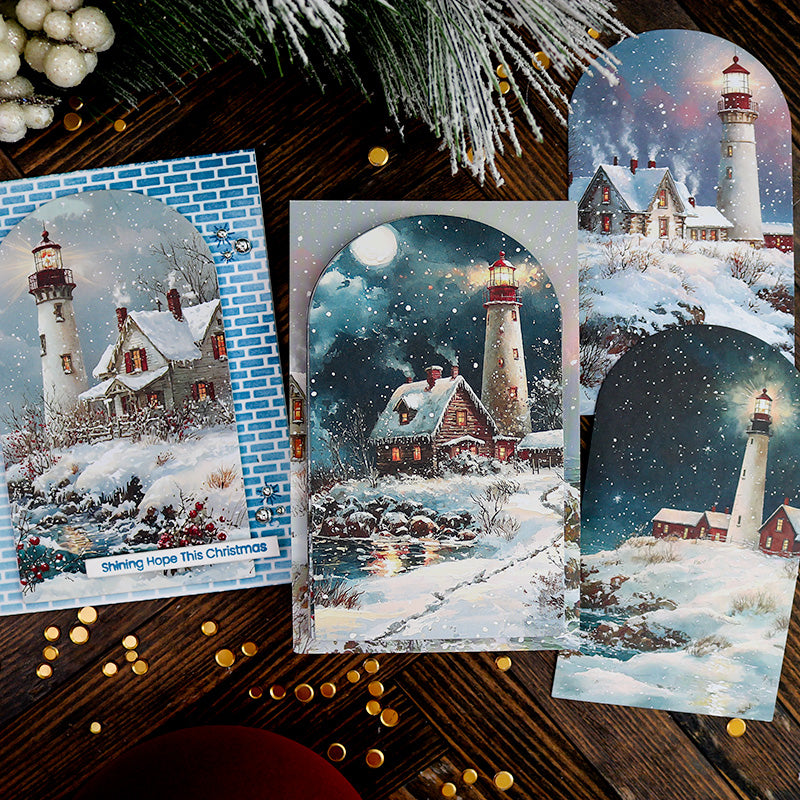 Coastal Christmas Windowscapes Ephemera