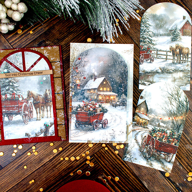 Country Christmas Windowscapes Ephemera