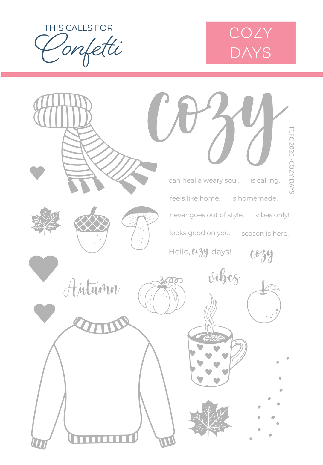 Stamp Set | Cozy Days