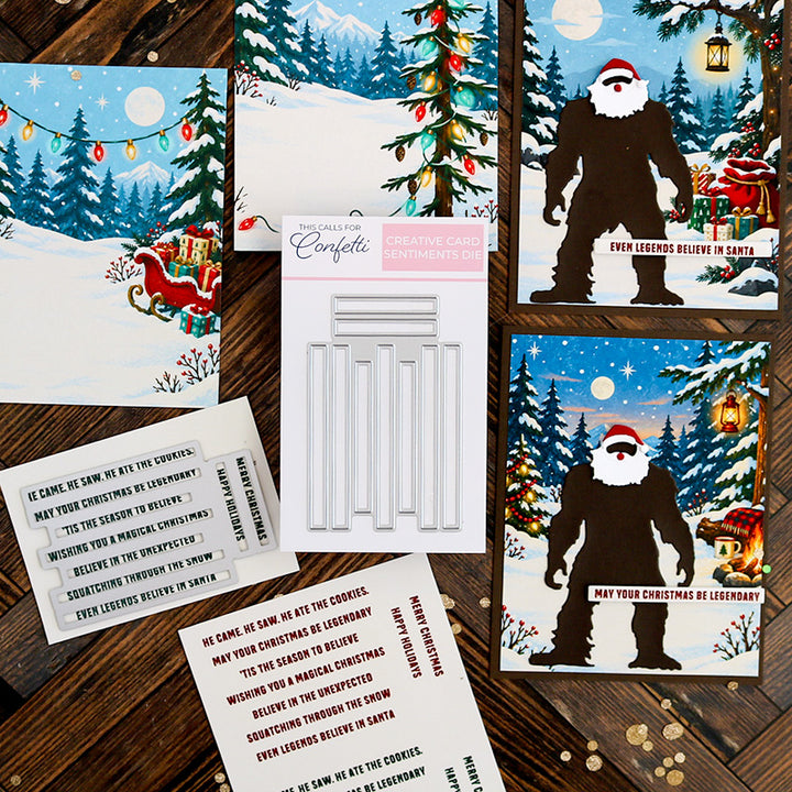 Metal Craft Die | Creative Card Sentiments Die