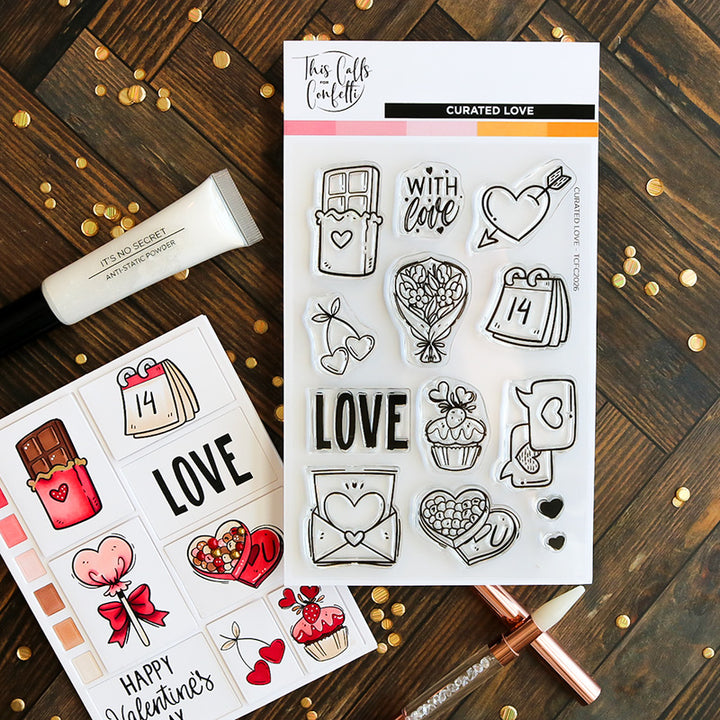 Curated Love Stamp Set