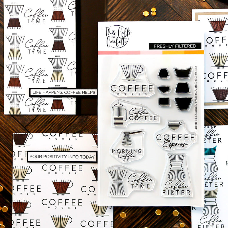 Freshly Filtered 4x6 Layering Stamp Set