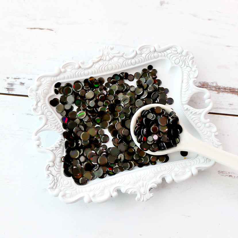 Hologram Confetti | Black
