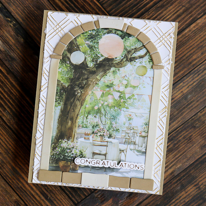 Embossing Folder | Diamond Trellis