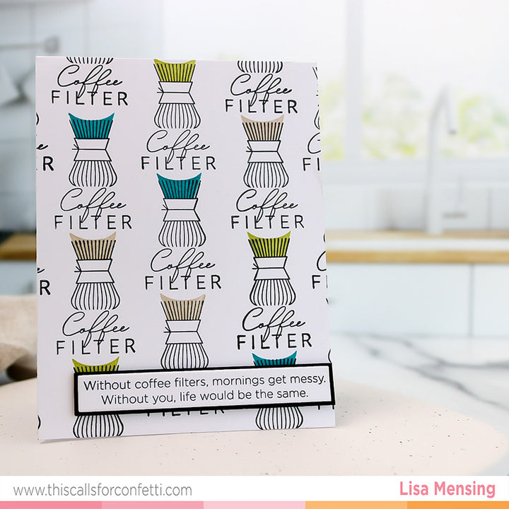 Filtered Thoughts 4x6 Stamp Set