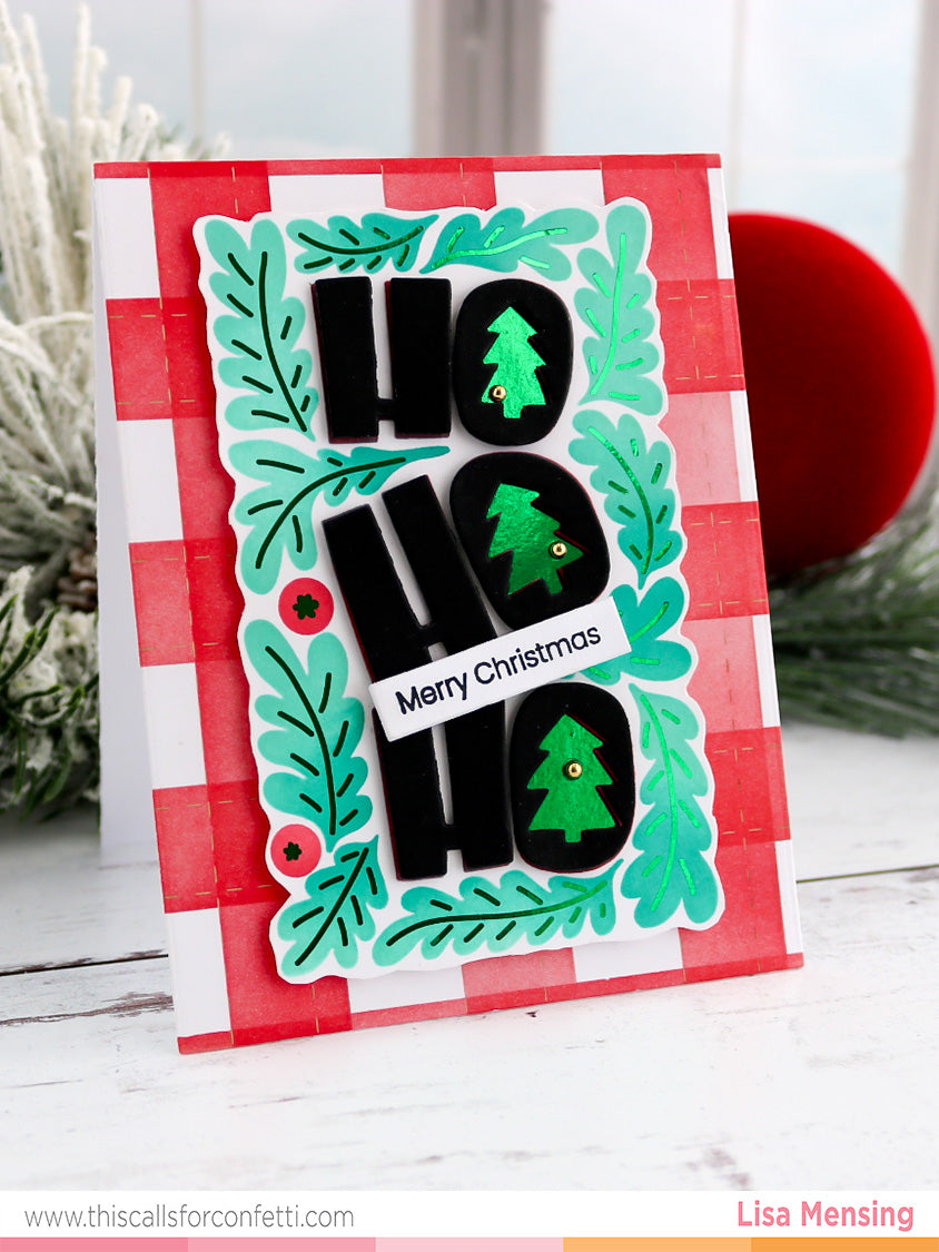 HO HO HO Foil 'n Blend Toner Sheets