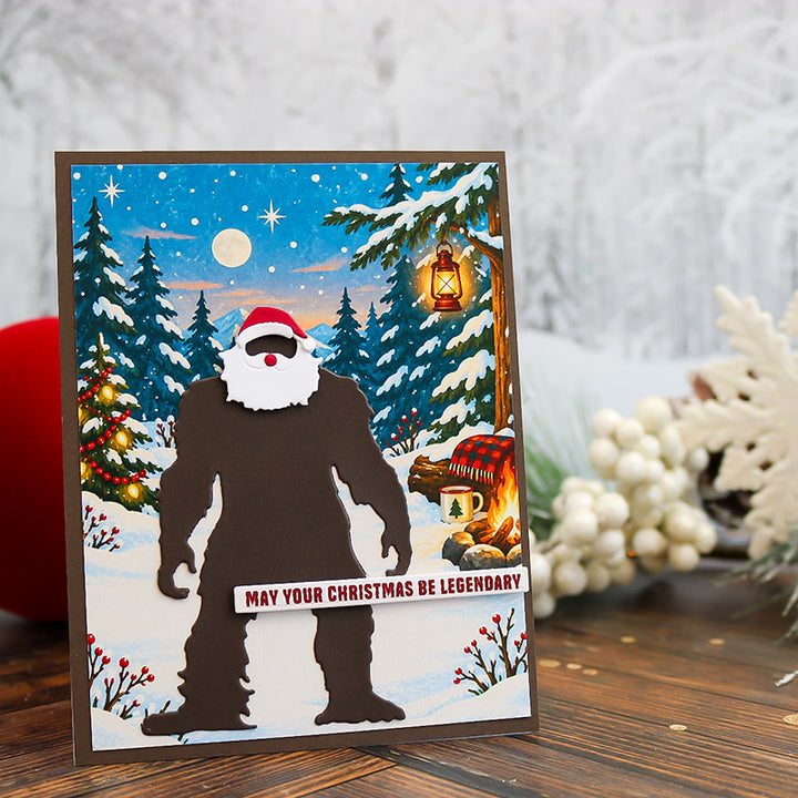 Metal Craft Die | Bigfoot Santa