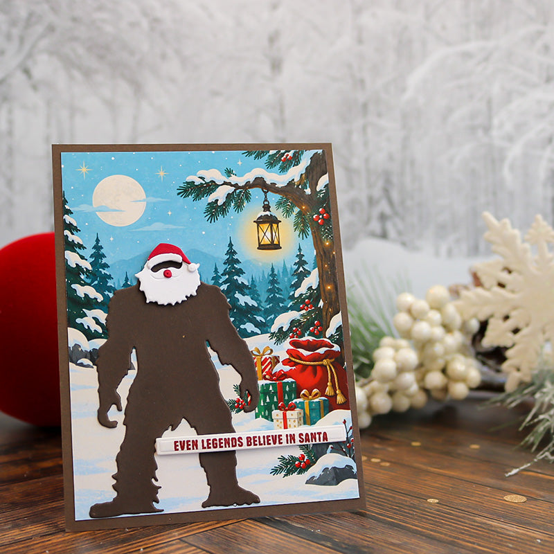 Metal Craft Die | Bigfoot Santa
