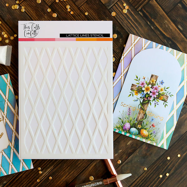 Stencil | Lattice Lines