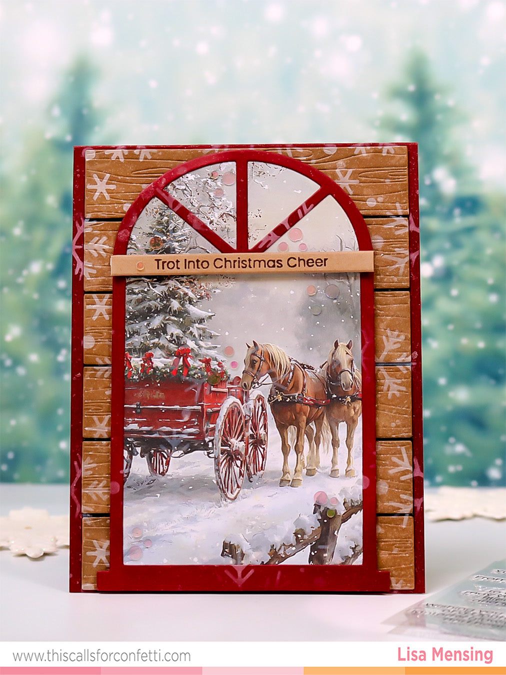 Country Christmas Windowscapes Ephemera