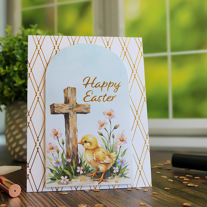 Hot Foil Plate | Lattice Luxe