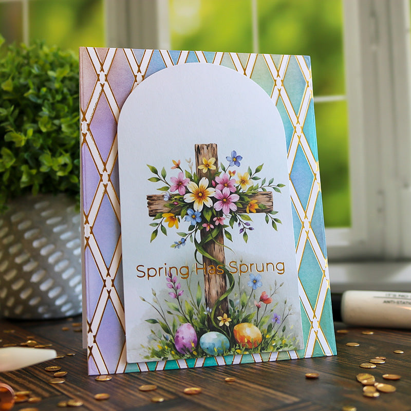 Hot Foil Plate | Lattice Luxe