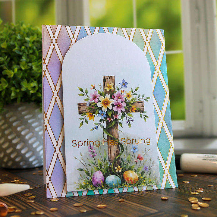 Hot Foil Plate | Lattice Luxe