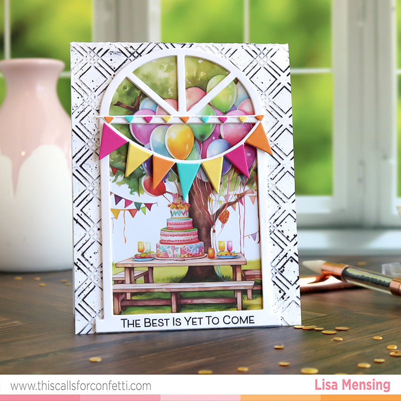 Embossing Folder | Diamond Trellis