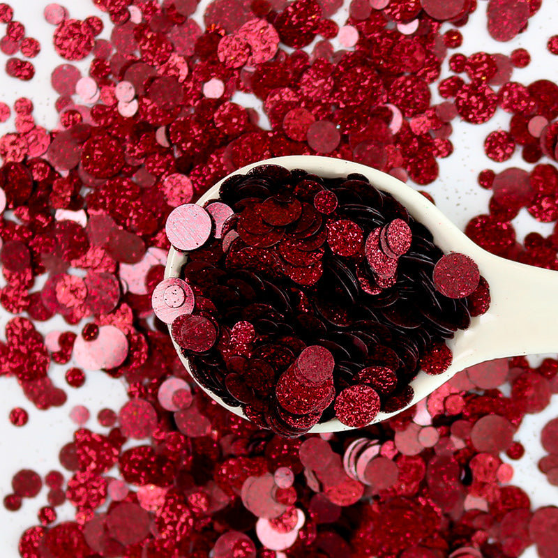 Merlot Glitter Confetti