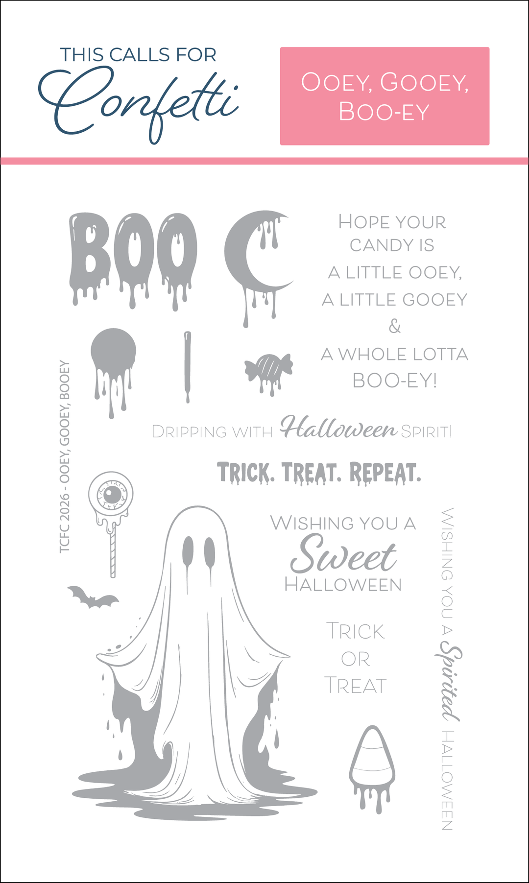 Stamp Set | Ooey, Gooey, Boo-ey 4x6 Stamp Set