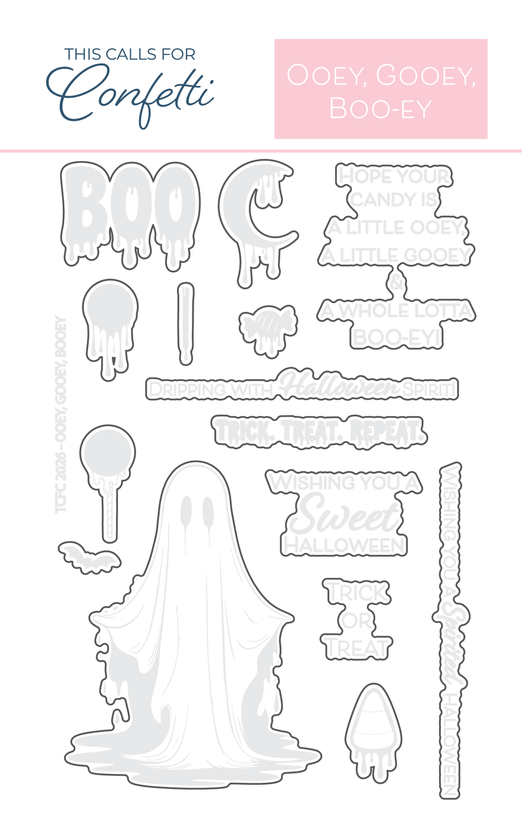 Outline Die | Ooey, Gooey, Boo-ey