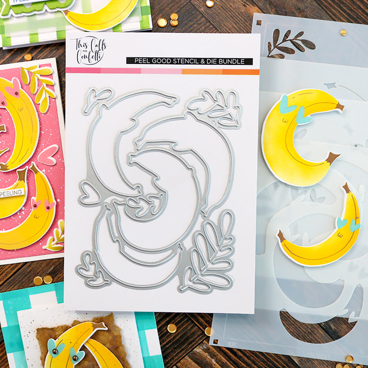 Peel Good Stencil & Die Bundle