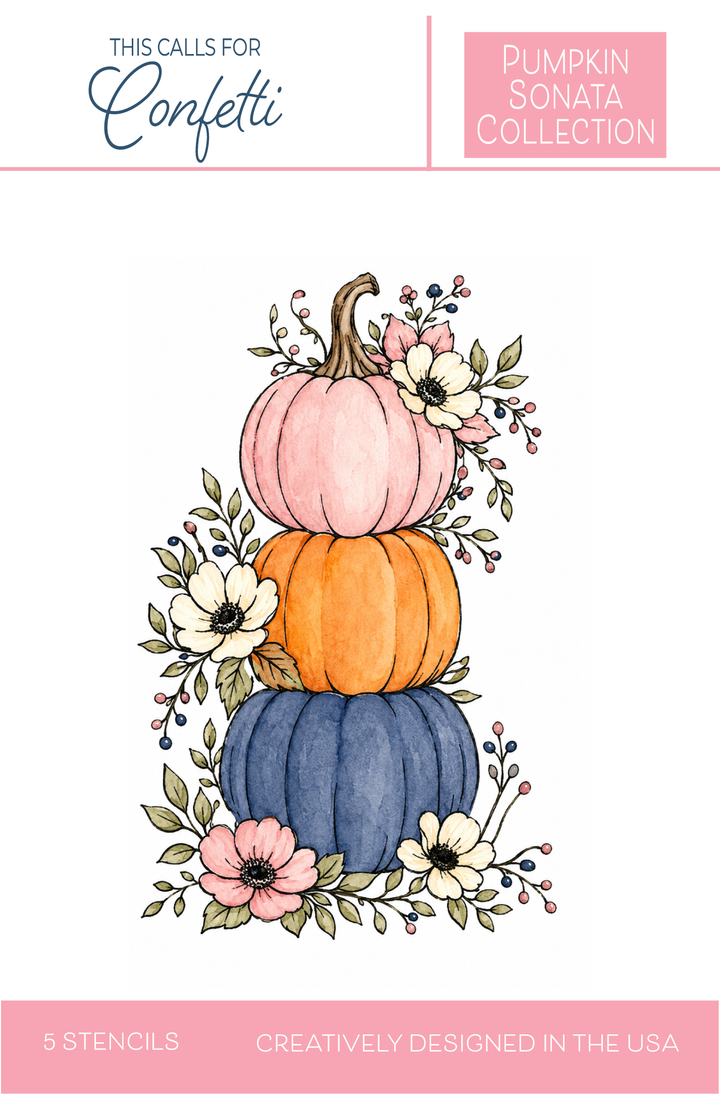 Quick Color Stencil | Pumpkin Sonata