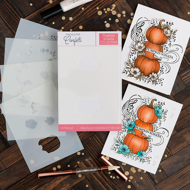 Quick Color Stencil | Pumpkin Sonata