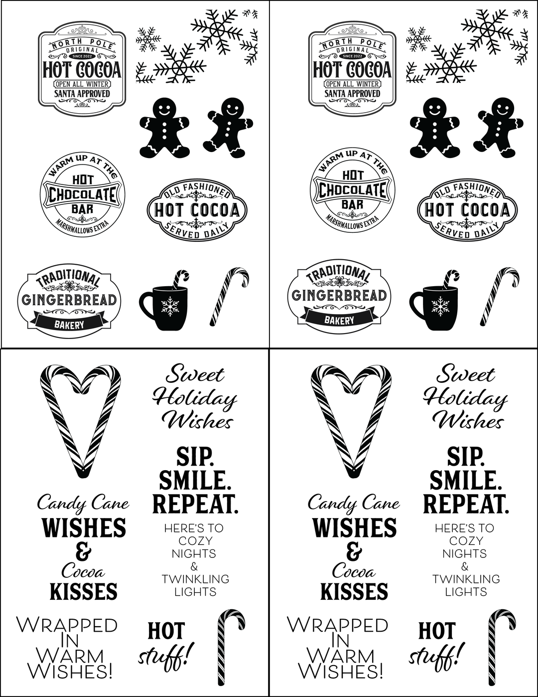 Digital Download | Sweet Holiday Wishes
