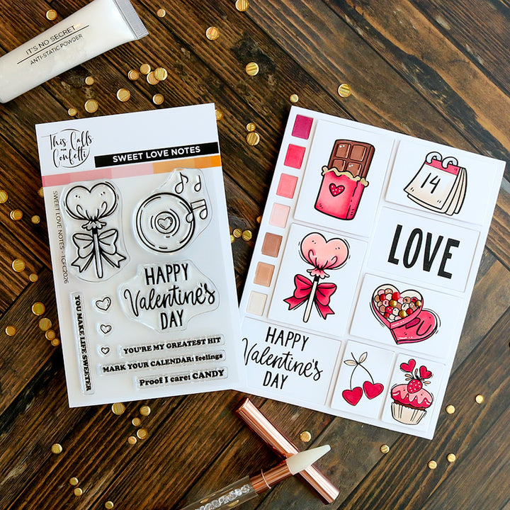 Stamp Set | Sweet Love Notes
