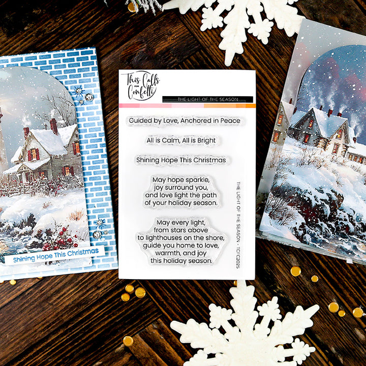 The Light of the Season 3 x 4 Stamp Set