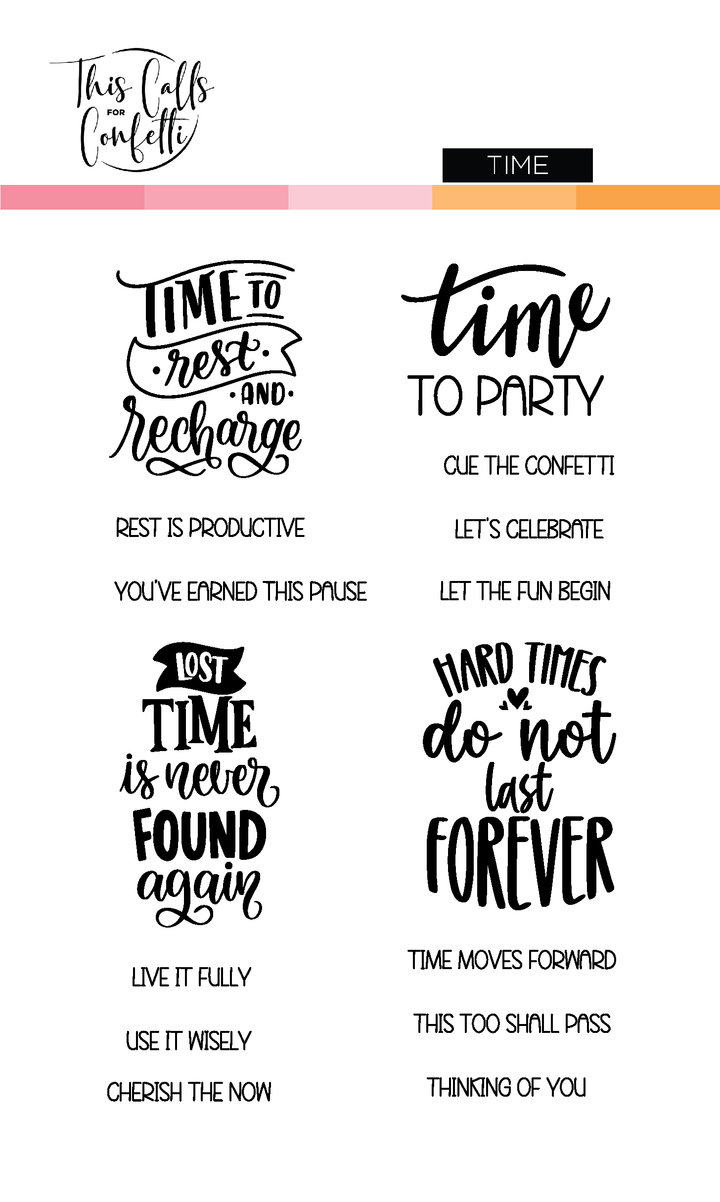 Stamp Set | Time